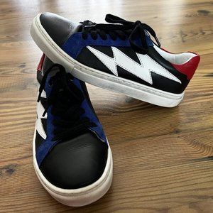 Authentic ZADIG & VOLTAIRE Leather Trainer Size 36 (EU) - Size 4.5 (US)